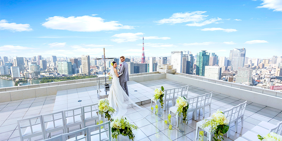 挙式会場 銀座 東京 の結婚式場 ウェディング 公式 レストランルーク ウィズ スカイラウンジ